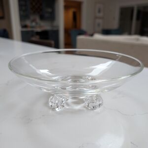 Elegant Clear Glass Bowl